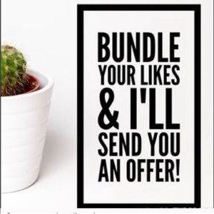 Bundle items to receive an awesome discount!